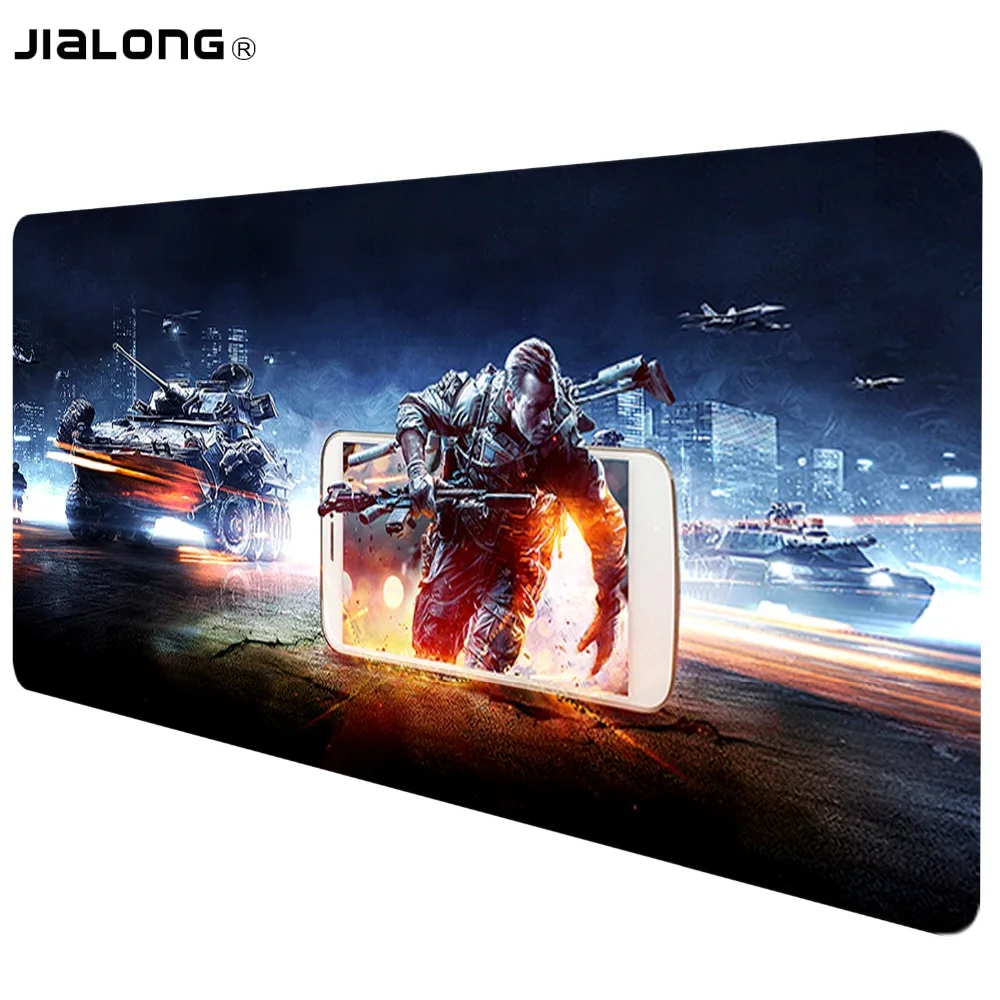 JiaLonG 90x40 см XL большой игровой коврик для мыши компьютерный геймер CS GO клавиатура