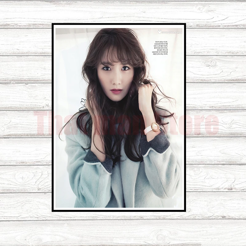 Yoona SNSD девушки поколения Kpop Южная Корея музыкальная девушка белая с покрытием