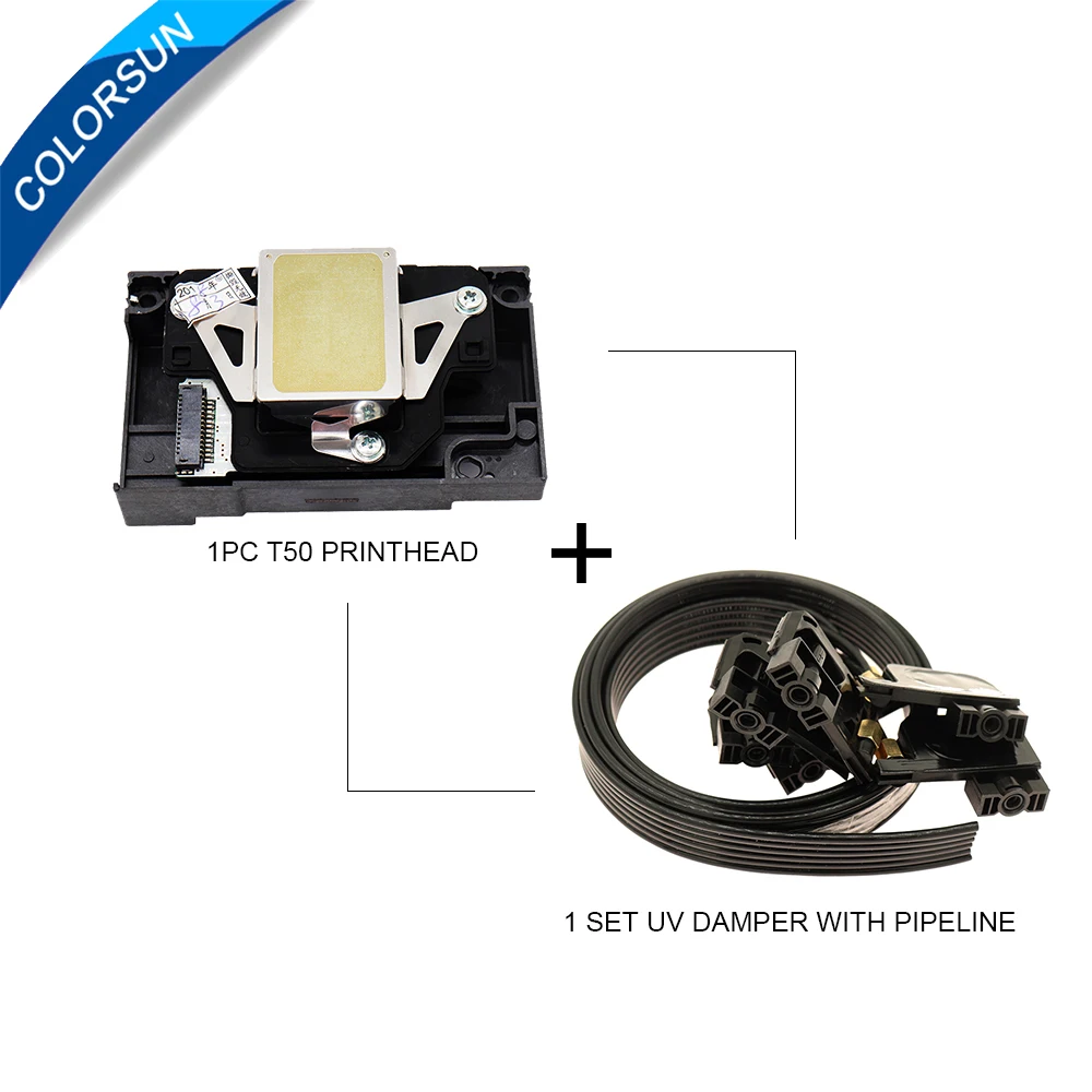 Новая и оригинальная печатающая головка F180000 для Epson T50 A50 T60 R290 R280 RX610 RX690 L800 L805 |