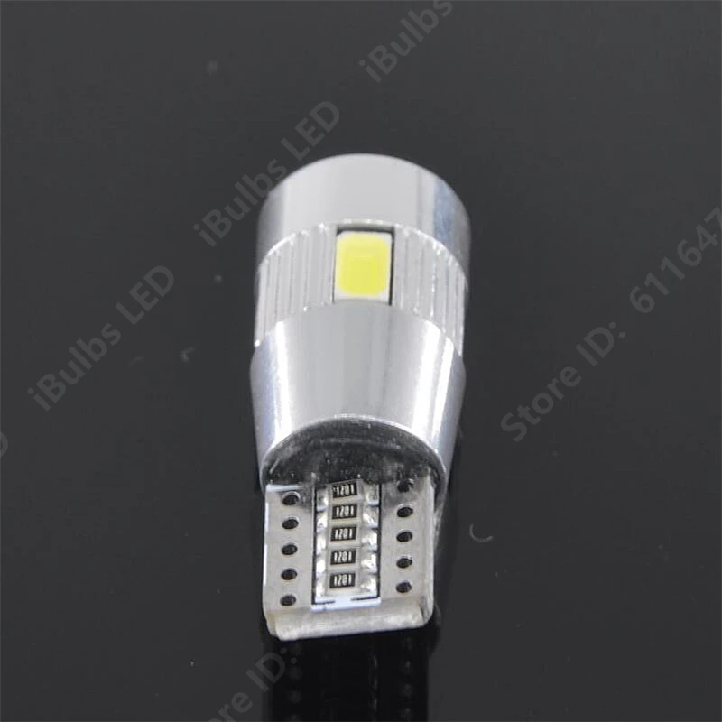 2 шт. высокое качество T10 W5W 194 168 6 светодиодный 5630 SMD Canbus безотказный автомобильный парковочный светильник лампа 12 В постоянного тока светло-голубой