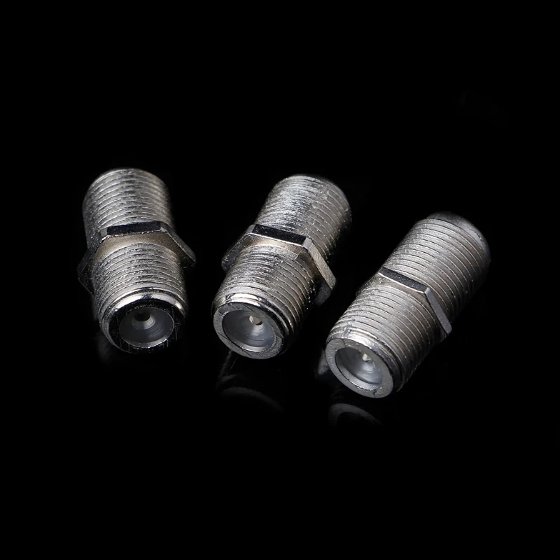

10 Pcs Joiner Barrels Connector F Plug Coupler Adaptor 4 Sky Plus HD TV Coax Cable
