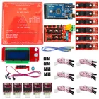 Комплект RAMPS 1,4 Mega 2560 R3 + MK2B + контроллер RAMPS 1,4 + контроллер 2004 LCD + 6x оптический выключатель + 5x DRV8825 для Arduino