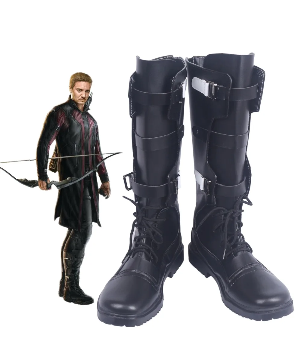 Мстители: aage of Ultron Clinton Francis Barton Hawkeye Ботинки для костюмированной вечеринки Обувь