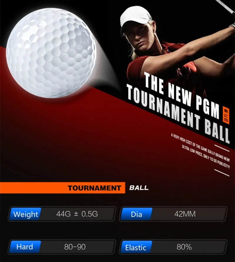 1 PCS Golf Balls Outdoor Sports Practice Driving Range Training Double Layer Ball Rubber (No Logo) | Спорт и развлечения