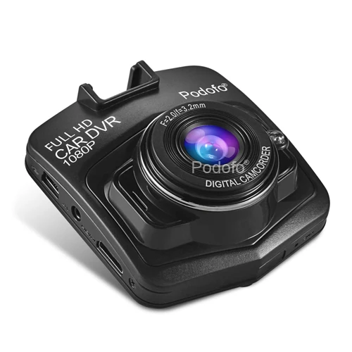 Black Podofo Мини Автомобильный видеорегистратор Podofo A1 Full HD 1080P с ночным видением, автомобильная камера, видеорегистратор, видео регистратор, коробка, видеорегистратор, видеорегистратор - Название цвета: Black