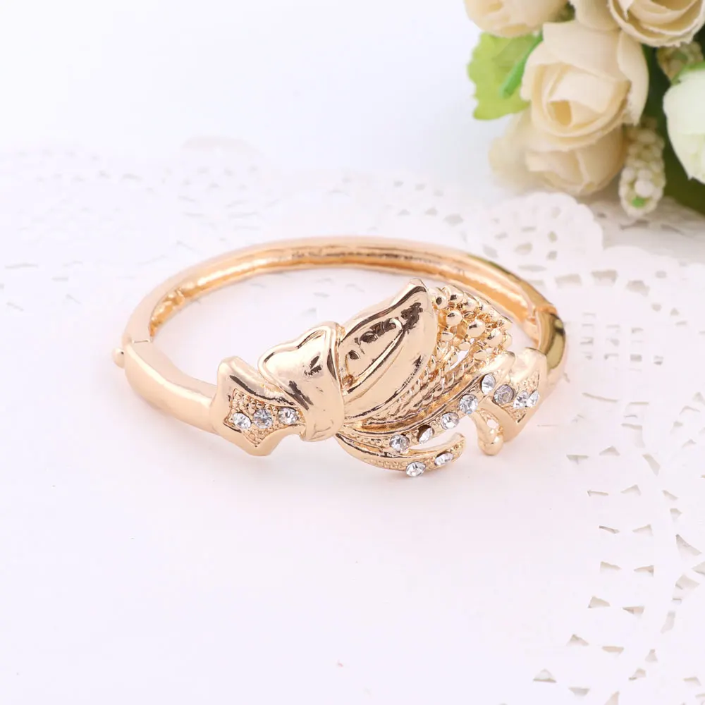 Африканские Ювелирные наборы золотой цвет нигерийские Свадебные африканские