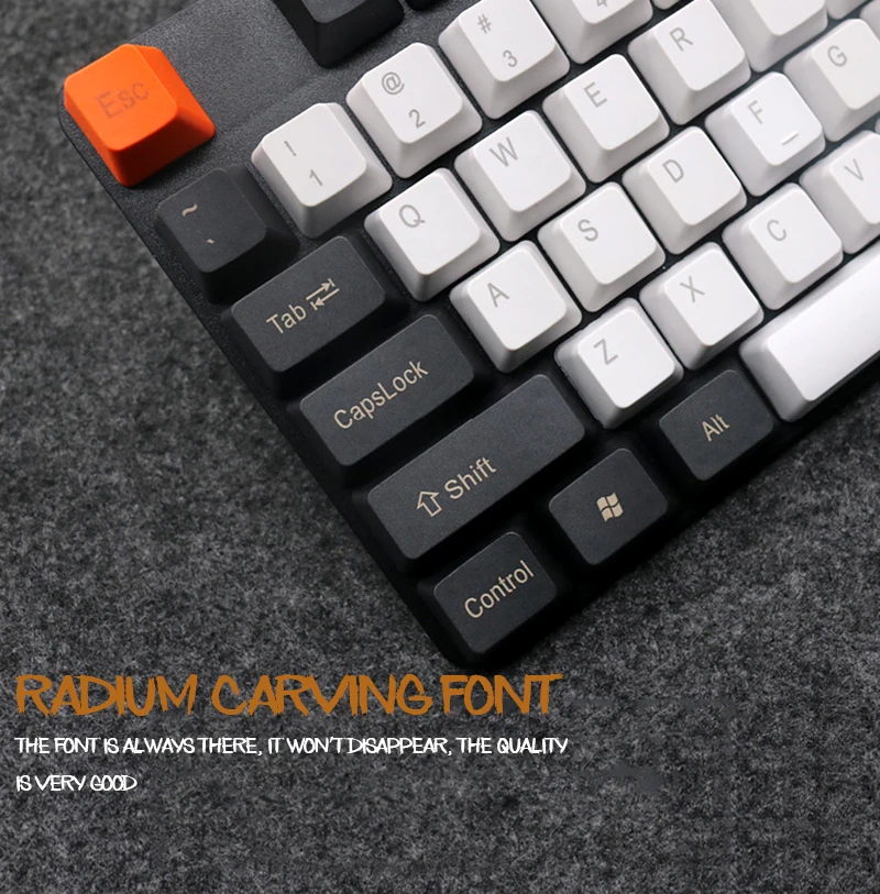 108-key Мел ключ/ZEALER/Carbon FILCO Top/Side/пустой гравировка личности Keycap механическая клавиатура Keycaps