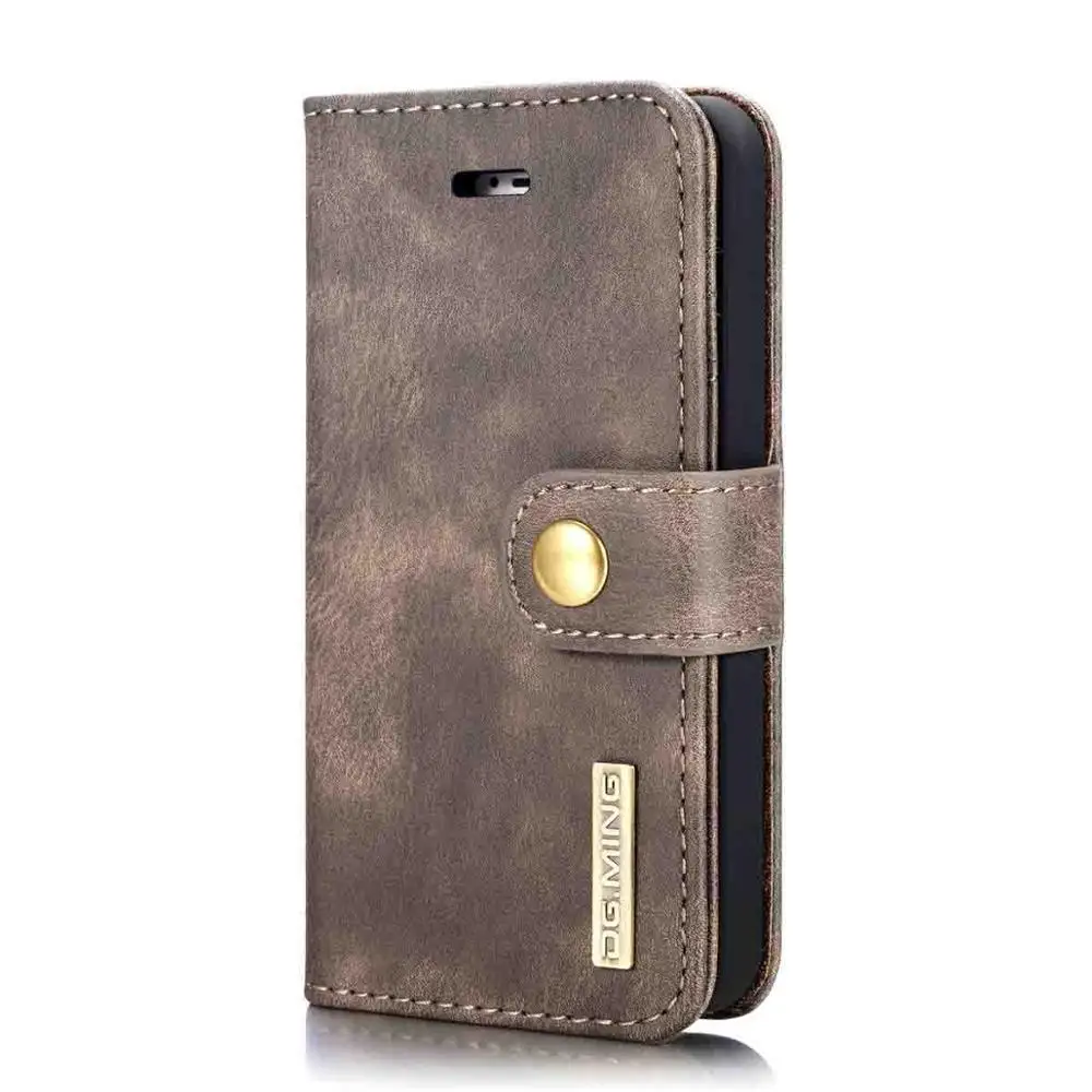 3 DG Ming Бизнес съемный винтажный кожаный флип-бумажник чехол для iPhone7 4," карты Solt чехол для iphone 8 - Цвет: 3
