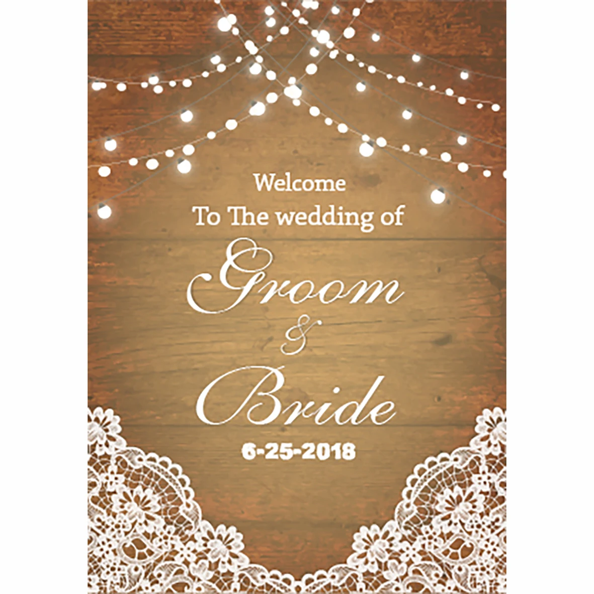 Фотофон Allenjoy Свадебная деревянная доска боке Блестящий жениха невесты