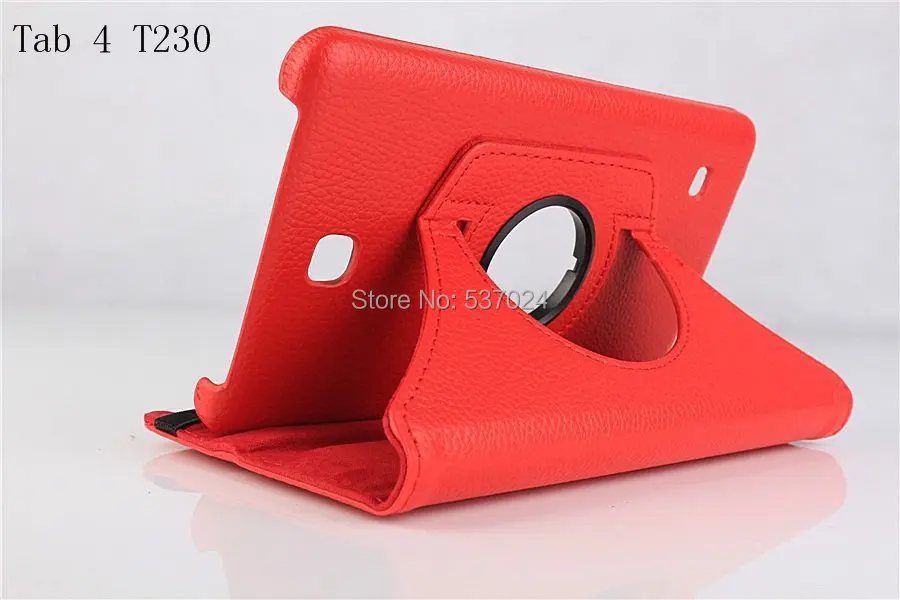 360 градусов вращающийся Folio Stand кожаный чехол + матовая пленка для Samsung Galaxy Tab4 Tab 4 7 0