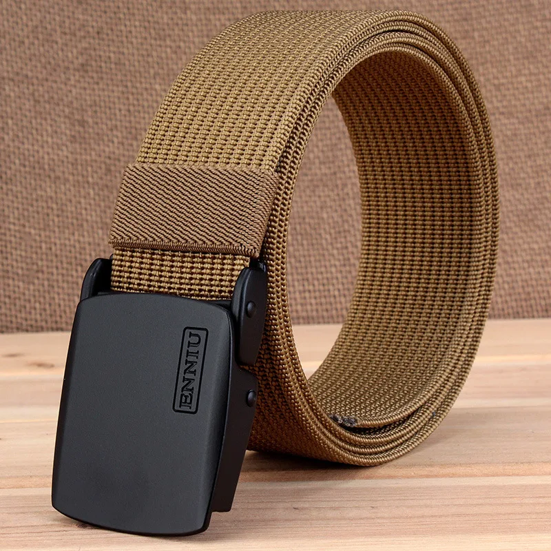 Новинка, тактический ремень SWAT, автоматическая пряжка, холщовые ремни для мужчин, мужской поясной ремень, мужские тактические ремни, Холщовый пояс 125 см/бак