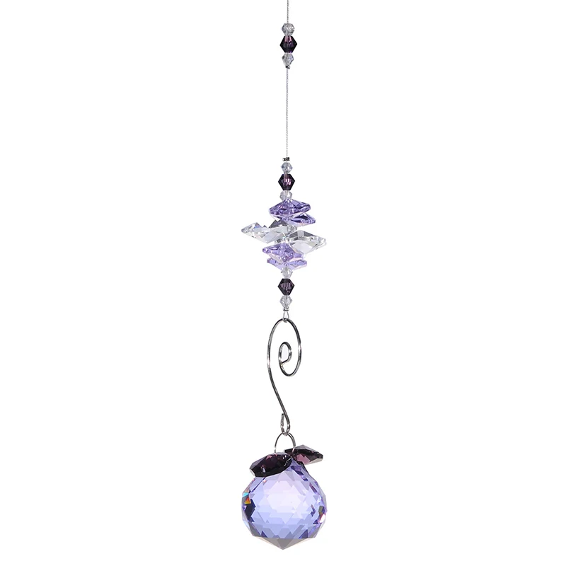 H & D 30 мм люстра хрустальный шар призмы Радуга Octogon чакра Suncatcher в подарок