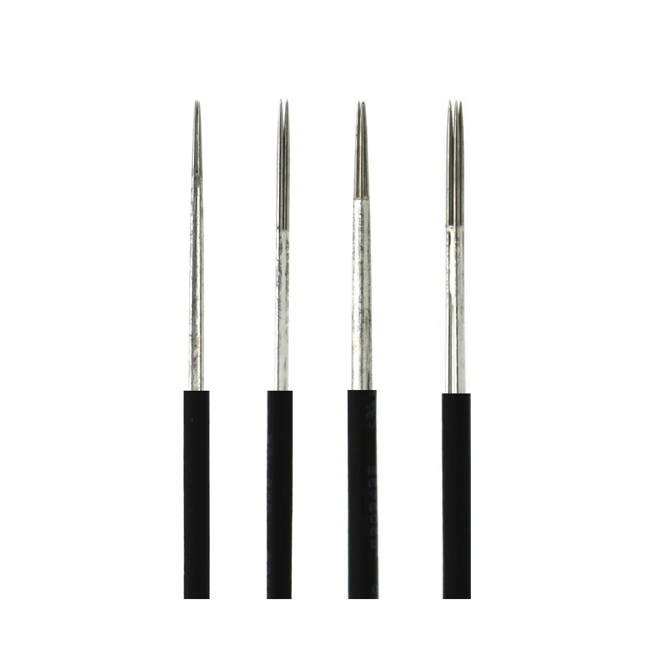 50 шт. смешивания 3/5 Pin Microblading затенение лезвие иглы татуировки однорядные туман