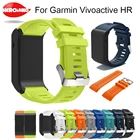 Новинка 2018, силиконовый сменный ремешок для наручных часов, ремешок для Garmin Vivoactive HR, ремешок для наручных часов