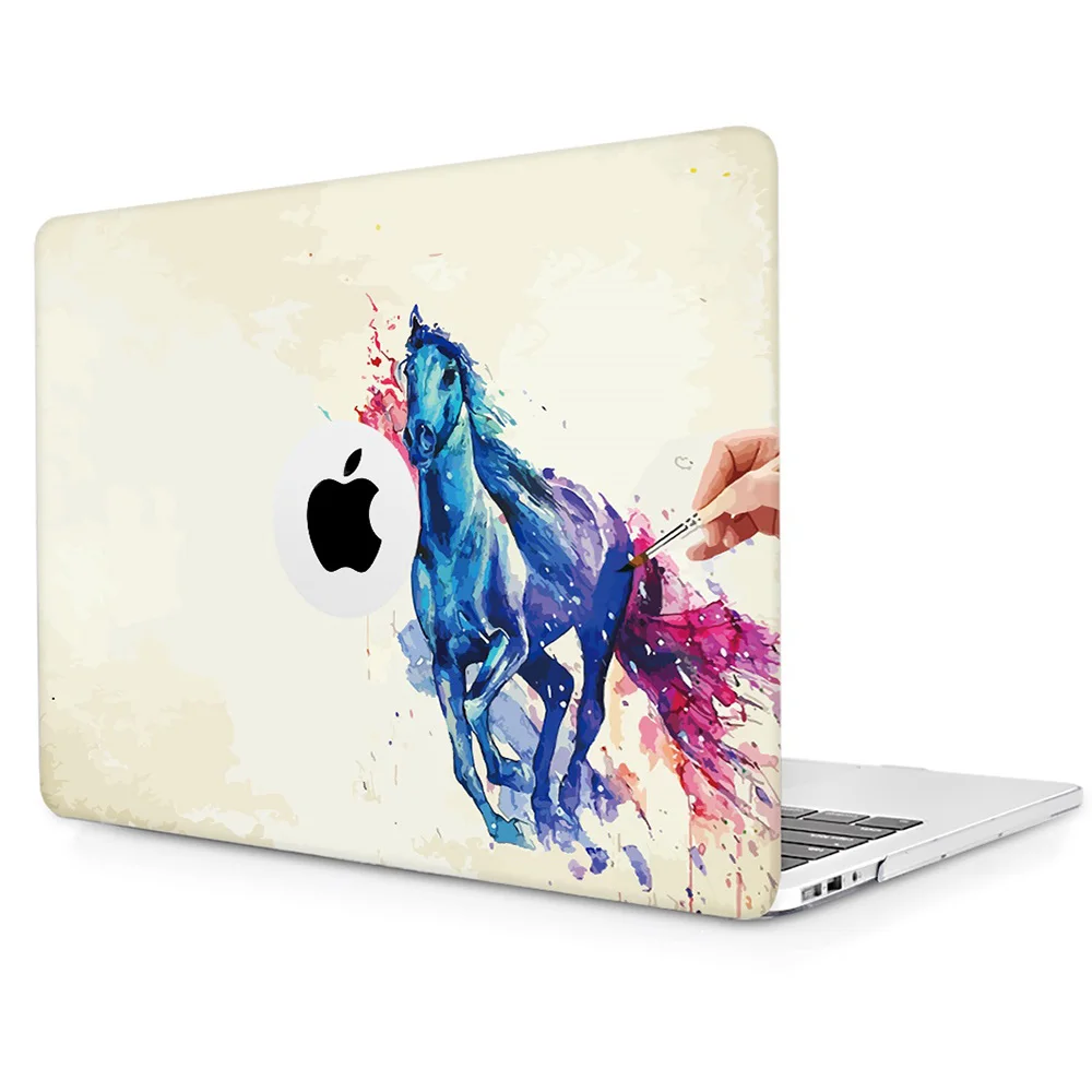 J057 Batianda чехол для MacBook Air 11 13 дюймов A1932 и Pro retina 1" 15" Touch Bar PC ноутбук жесткий корпус Защитная кожа - Цвет: J057