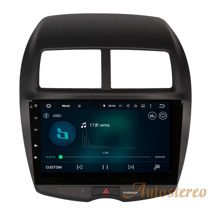 10,1 дюймов 8 ядерный Android 7,1 8,0 автомобильный dvd-плеер HD 1024X600 gps навигация для MITSUBISHI ASX RVR Outlander Sport 2010