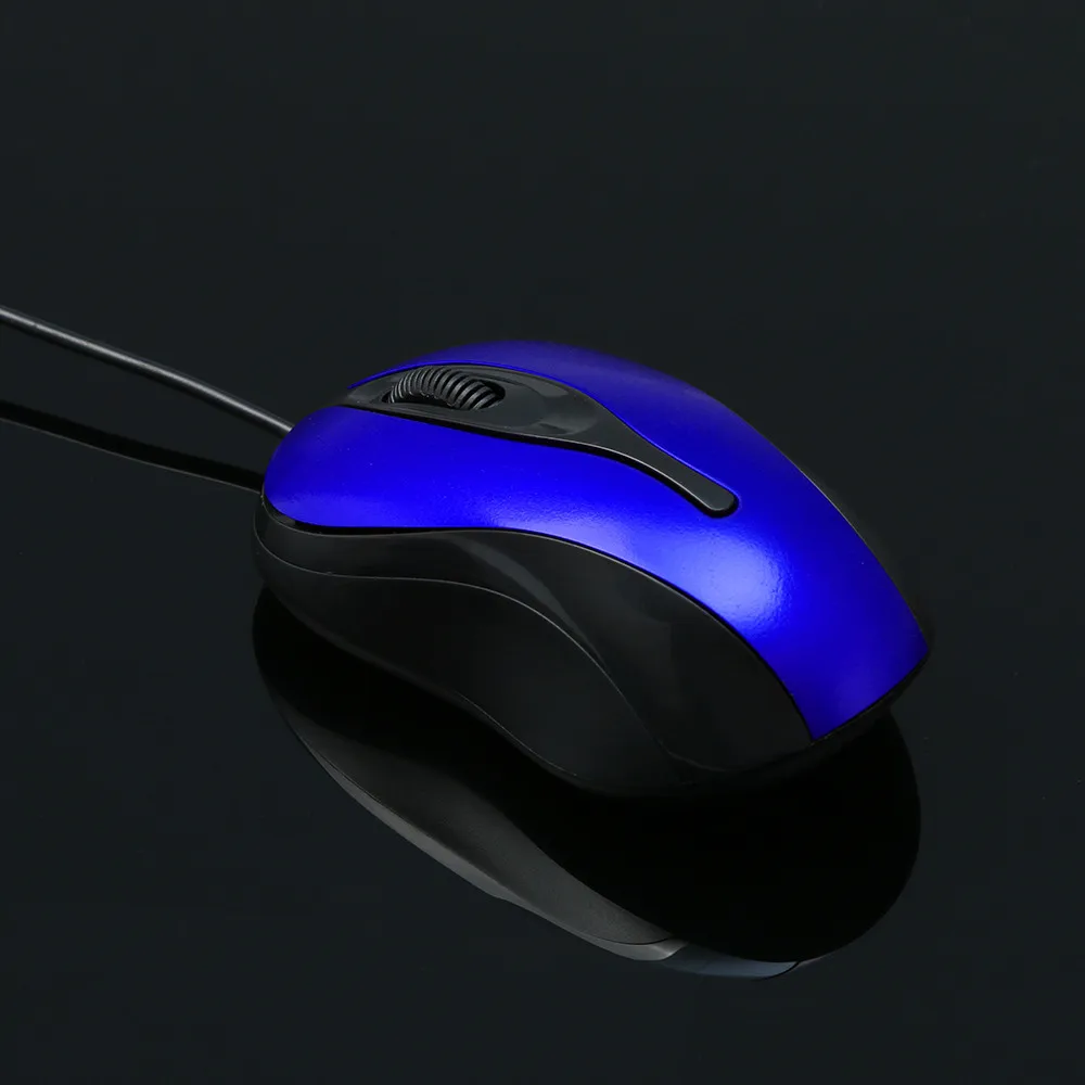 Новые мыши 1000 точек/дюйм 2 кнопки USB Проводная перезаряжаемая оптическая