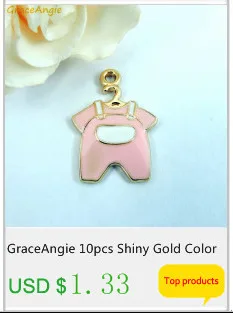 GraceAngie 8 шт./упак. оптом Серебряный Медный Тон элегантный романтический Стиль Фея полые яркие 3D абажур кулон ювелирные изделия из материалов природного происхождения