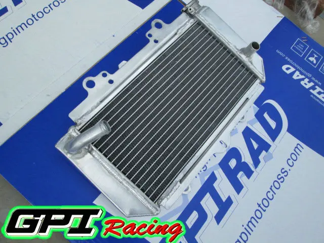aluminum racing Radiator +yellow hose for Yamaha YFZ450 YFZ 450 2004 2003 2005 2006 high-per. |