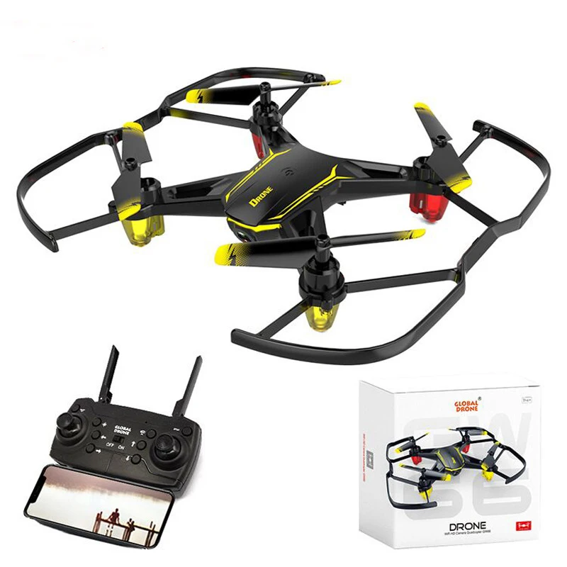Мини-Дрон Квадрокоптер FPV Дроны с камерой Дешевые RC вертолеты тонкий компактный 480P Пульт дистанционного управления Дрон Игрушки для мальчиков
