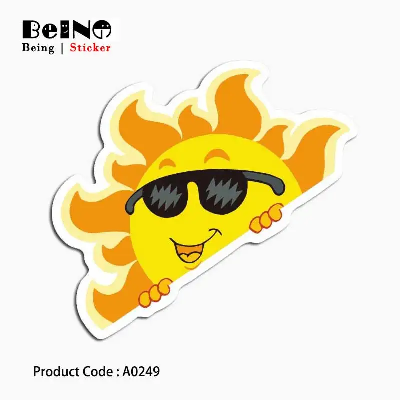 С мультяшным рисунком милым стикеры лягушка стежка кошка мороженое водостойкий