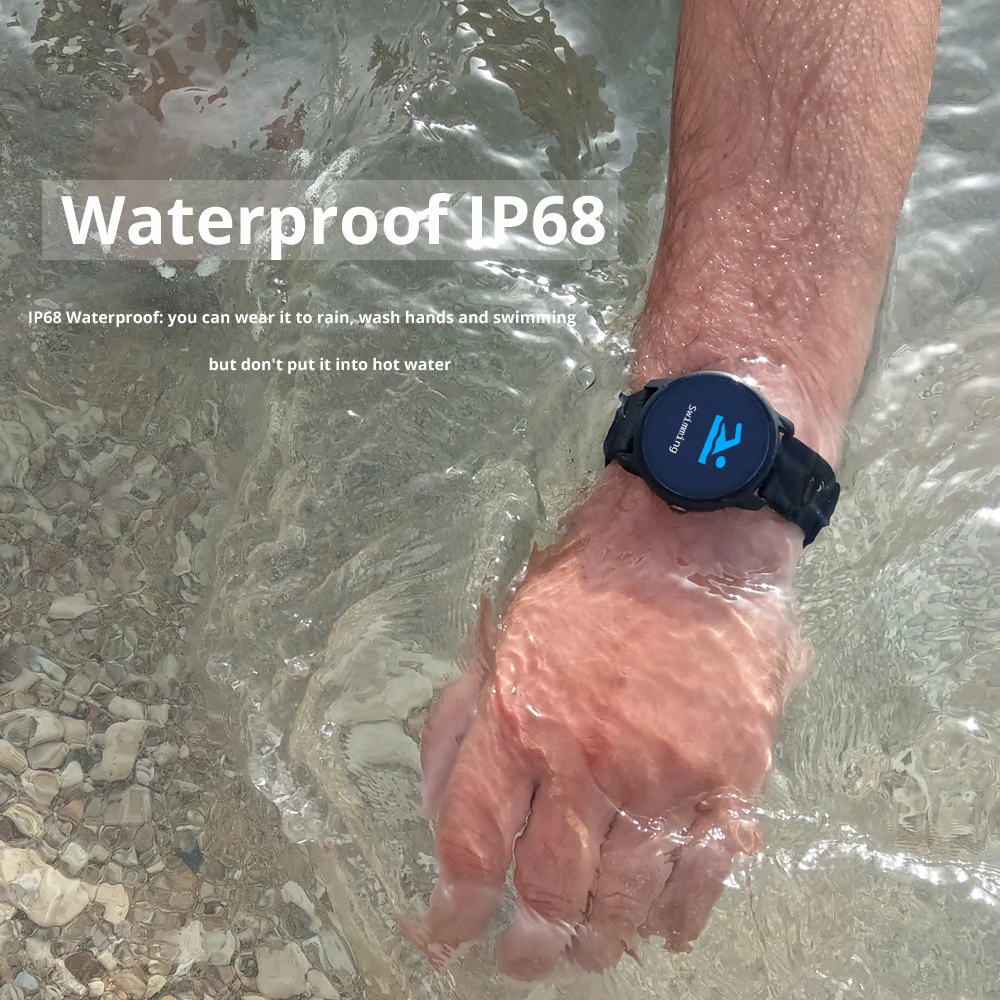 S08 Men Women Smart Watch IP68 Waterproof Swimming Clock Heart Rate Monitor Blood Pressure Fitness Tracker Smartwatch | Электроника