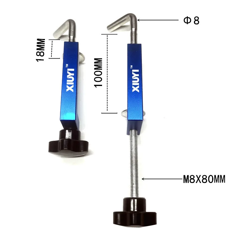2 шт./компл. многофункциональный деревообрабатывающий зажим из алюминиевого