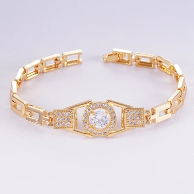 11-gold color 24 стиля, Модные Позолоченные Браслеты для женщин и мужчин, Теннисный AAA кубический цирконий, браслет-цепочка, ювелирный подарок, Прямая поставка - Окраска металла: 11-gold color