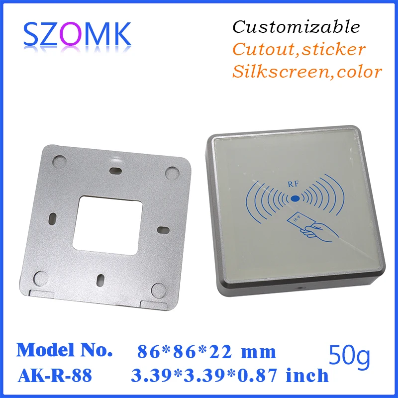 10 шт./лот abs пластиковый корпус для rfid копировального аппарата записываемые