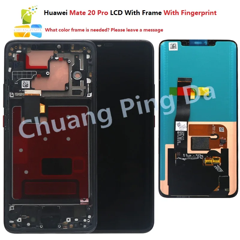 ЖК дисплей с рамкой для Huawei Mate 20 Pro дигитайзер сенсорного экрана в сборе 20Pro Mate20