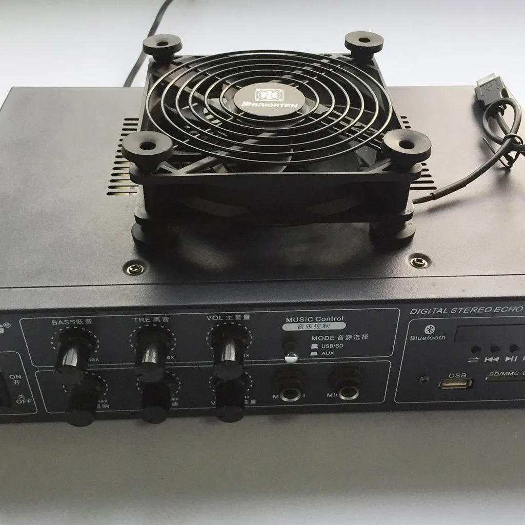 120mm PC Computer 16dB Ultra Silent Fan Heatsink Cooler Cooling w/ Anti-Vibration Rubber,12CM Fan For Computer Cabinet Cooling