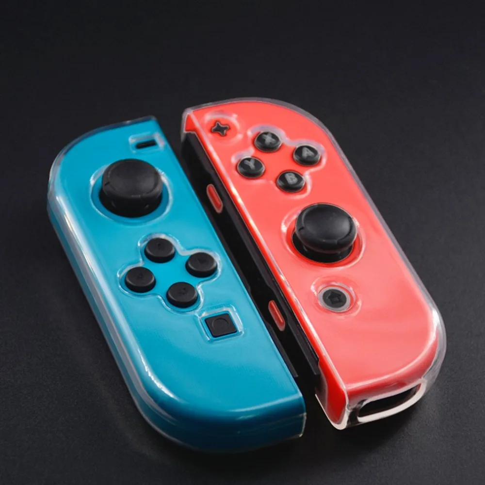 Прозрачный Кристальный Мягкий ТПУ Защитный чехол кожного покрова для Nintendo Switch