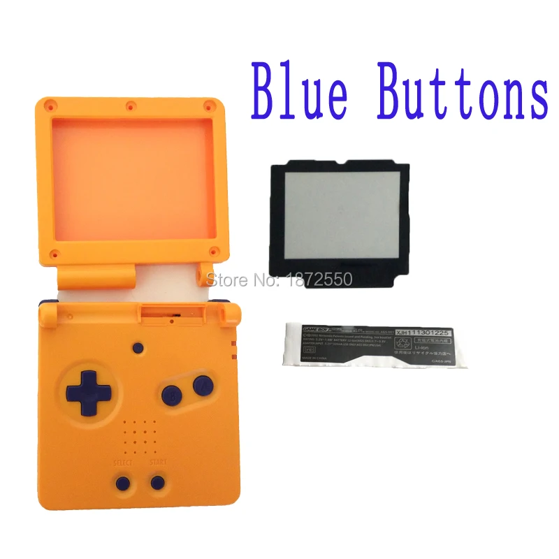 Пластиковый Чехол для консоли Game Shel 5 шт./лот подходит GameboyAdvance SP GBO DMG GBASP