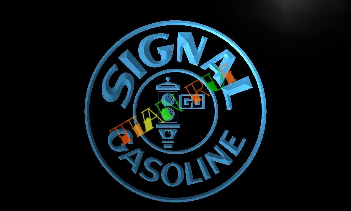 

LG117- Signal Gasoline-LED Neon Light Sign hang