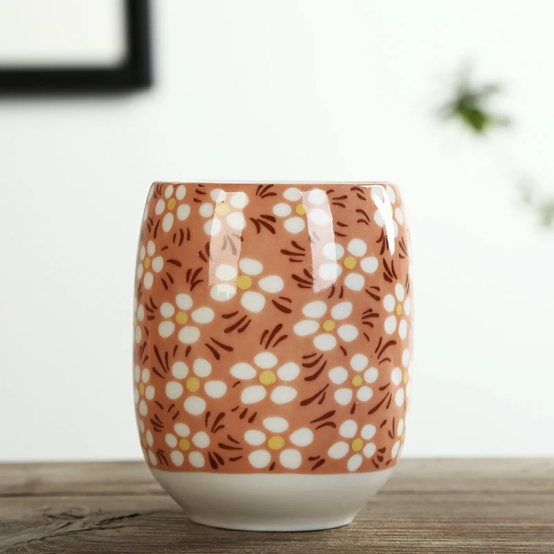 2 шт./лот винтажные чайные чашки синего и белого цвета из фарфора зеленого