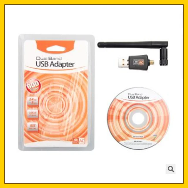 Миниатюрная беспроводная сетевая карта 600 Мбит/с USB роутер Wi Fi адаптер эмиттер