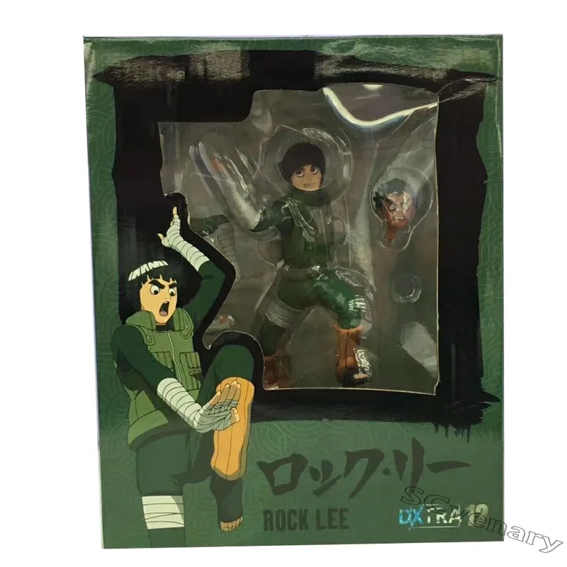 Ботинки в стиле аниме Naruto Rock Lee 17th фигурка из ПВХ Коллекционная модель|Игровые
