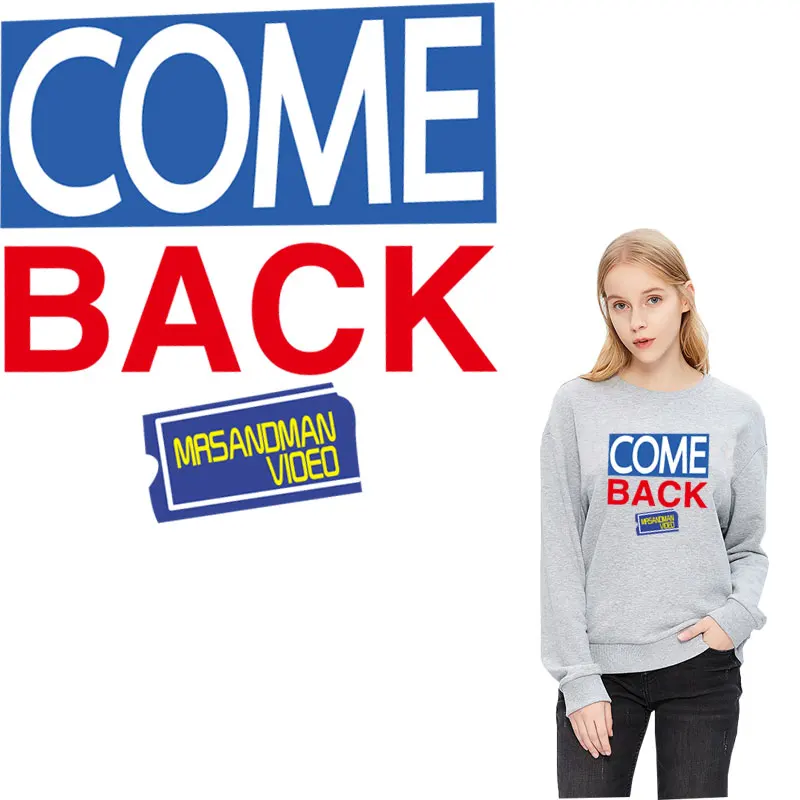 

women letter patches iron on clothes stickers transfert thermocollants T-shirt hoodies diy patch vetement parches para la ropa