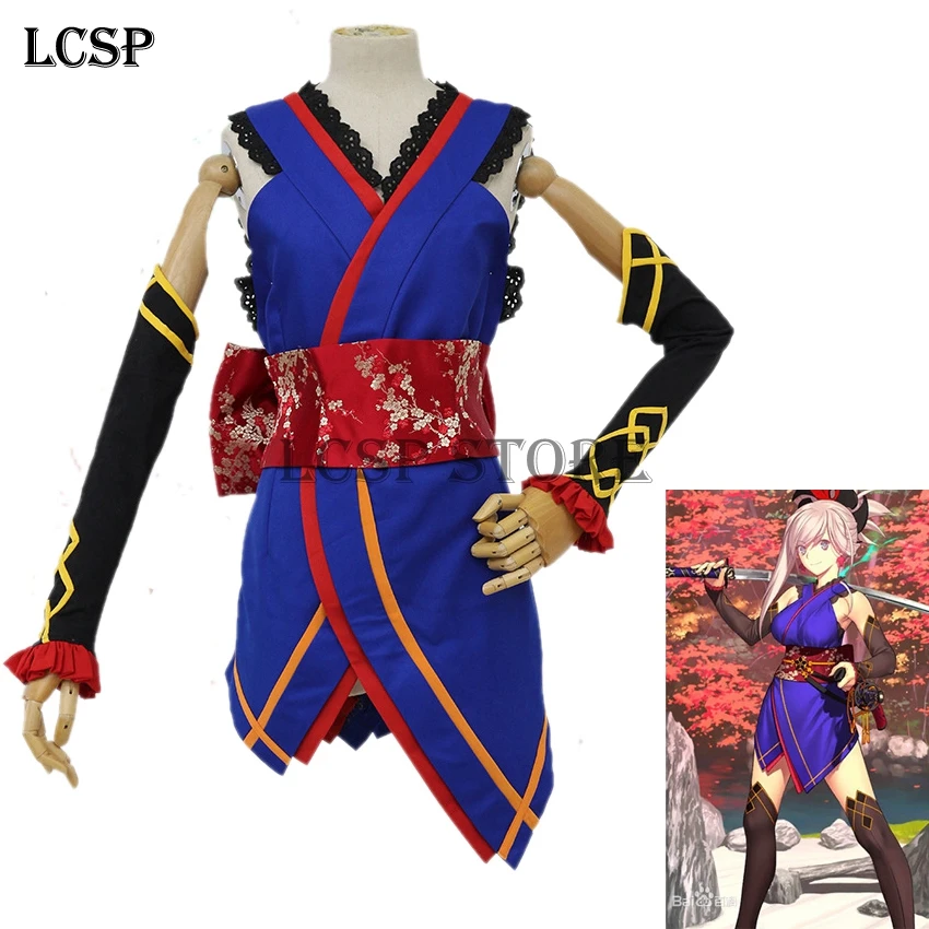 LCSP Fate/Grand Order Servant Saber Miyamoto Musashi карнавальный костюм японского аниме для взрослых