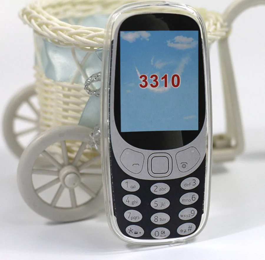 Прозрачный чехол из ТПУ для Nokia 3310 2017 Силиконовая задняя крышка / Dual SIM 2 4 дюймов