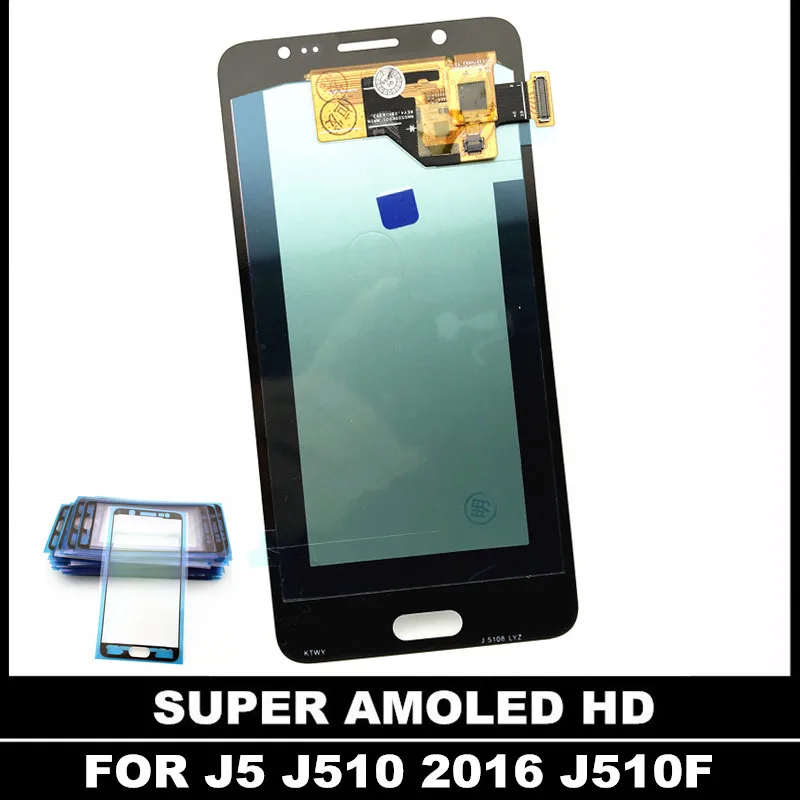 Для Samsung Galaxy AMOLED J5 2016 J510 J510FN J510F J510G J510M J510Y телефон ЖК дисплей с сенсорным