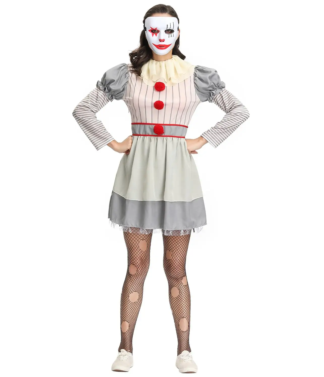 Женский костюм клоуна для косплея на Хэллоуин|Костюмы из фильмов и ТВ| |