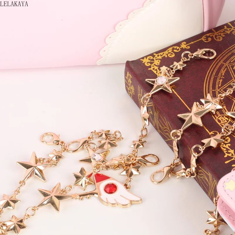 Card Captor Sakura Аниме фигурки напечатанный рисунок креативный металлический мешок