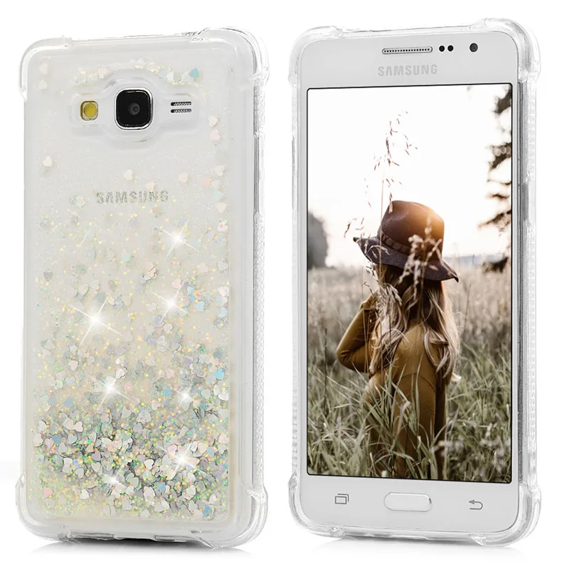 YOKIRIN для Samsung Galaxy G530/J2 Prime сердце любовь блеск Bling Мягкие TPU чехол блестящие