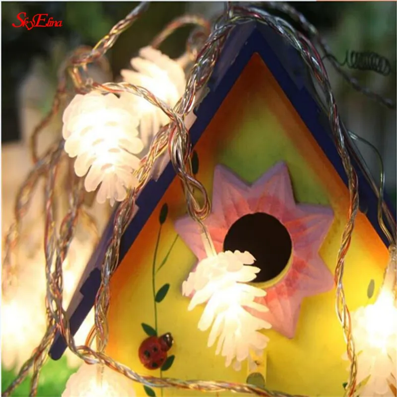 Светодиодный светильник Рождественская гирлянда в виде сосны 1 5/3/6 м | Дом и сад