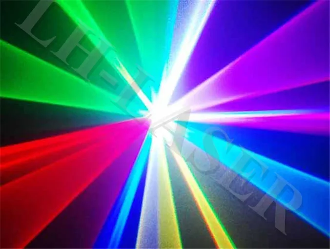 Полноцветный лазерный светильник RGB 2 5 Вт с SD-картой анимацией TTL-модуляцией