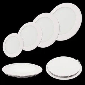 Бесплатная доставка, 25 Вт светодиодные панели, теплые белыенатуральные белыехолодные белые круглые встраиваемые smd светодиодные потолочные панели, осветительная лампа