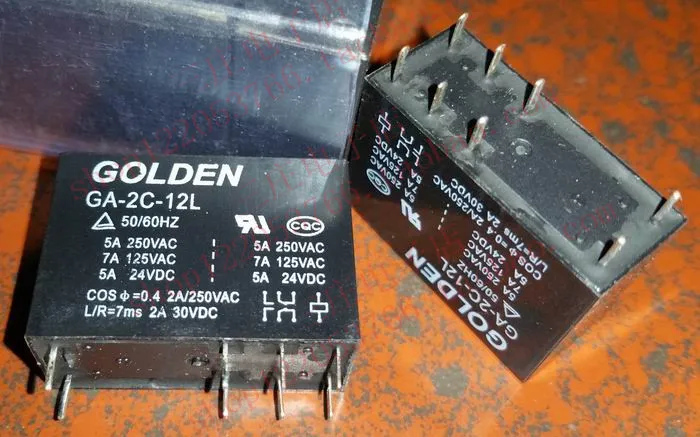 

Реле GA-2C-12L 14F-2C-12V 8-контактный double-5A