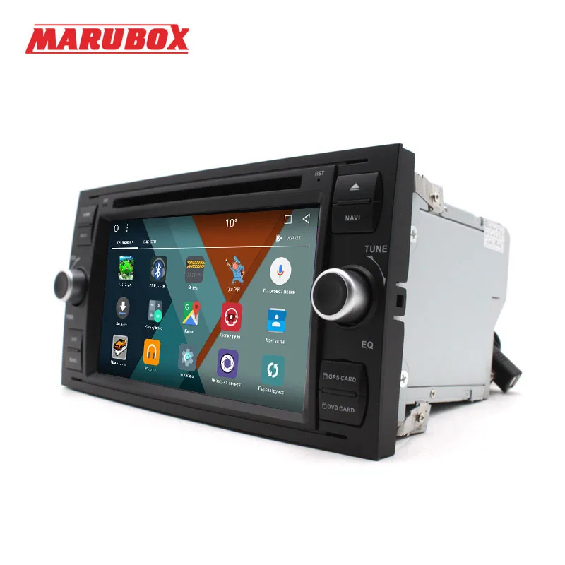 MARUBOX 2 Din Android 8 1 для Ford Focus 2008-2011 Fiesta Mondeo Transit C-Max 7 &quotIPS GPS стерео радио DVD плеер