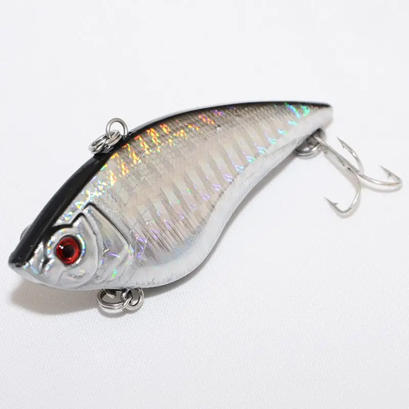 

1Pcs High Quality Winter Fishing Lures ABS Plastic VIB Hard Bait Vibration Fishing Tackle Wobbler lure 71mm 16.5g